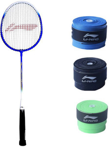 Li-Ning XP Smash 707 1PC + 3 Pc GP20 Grip Combo G4 Strung