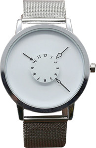 Style Feathers Paidu 58973 Blackdial Silver Analog Watch - For Men & Women