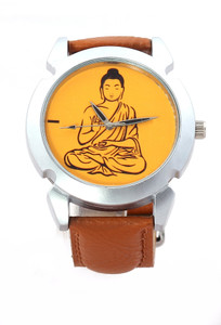 E-DEAL Buddha illustration Analogue Yellow Dial Men's Watch - EDMW0020 Analog Watch - For Men