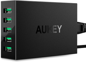 Aukey 50W 5 Ports USB Station Mobile Charger