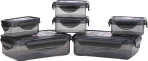 Bel Casa Lock & Store Rectangle - 125 ml, 550 ml Polypropylene Multi-purpose Storage Container