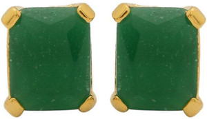 Voylla Artificial Classic Plain Crystal Brass Stud Earring