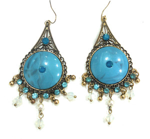 AMARA JEWELLERS INDOWESTERN EARRINGS Brass Drop Earring