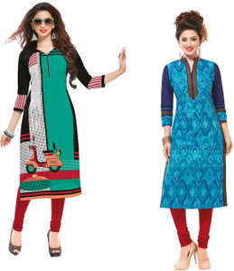 Giftsnfriends Cotton Printed Dress/Top Material