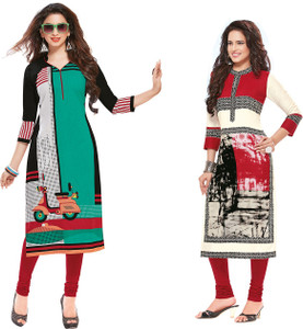 Giftsnfriends Cotton Printed Dress/Top Material
