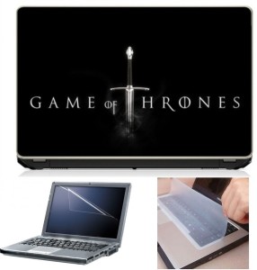First Look Trend Game of Thrones (GOT) with T as Sword in Black Background Combo Set(Multicolor)