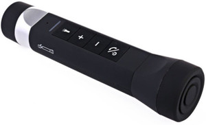VibeX ™ Music Torch Multispeaker With Flash ing Bluetooth mp3 Phone Powerbank FM SD Card LED Front Light