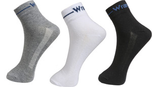 Wrangler Men's Self Design Ankle Length Socks