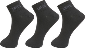 Levi's Men's Solid Low Cut Socks