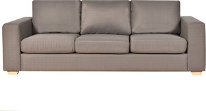 Furny Atlas Comfy Solid Wood 3 Seater Standard