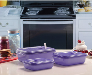 MasterCook Microclip - 350 ml, 750 ml, 1450 ml Plastic Food Storage