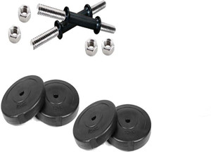 Body Grip 4KG SET 1 KG x 4 + 2 ROD 14 INCHES Gym