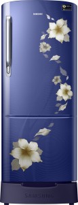 Samsung 230 L Direct Cool Single Door 4 Star (2019) Refrigerator(Star Flower Blue, RR24M289YU2/NL)