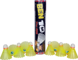 SRC Shiva Ben10 Shuttle cock Plastic Shuttle - Green