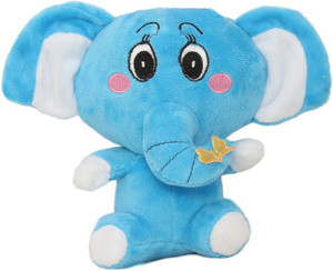 Tickles Cute Blue Baby Elephant - 14 cm