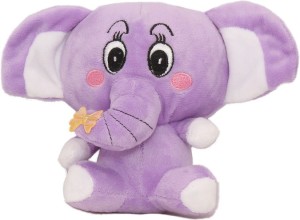 Tickles Cute Purple Baby Elephant  - 14 cm