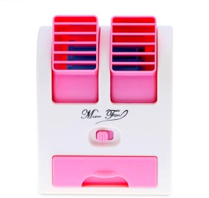 Stealodeal Pink Portable Mini Cooler WC-P USB Fan