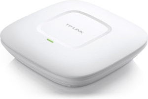 TP-LINK TP-LINK EAP220 N600 Dual Band Wireless & Ceiling Mount Access Point, 2.4GHz 300Mbps + 5GHz 300Mbps, 1 Gigabit Ethernet Port, 802.3af PoE, Software Controller, Enterprise Class Wi-Fi Security Router