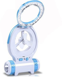 VibeX ™ KM683 multifunctional mini rechargeable LED lamp fan Advance-Type-001 Led Light, USB Fan