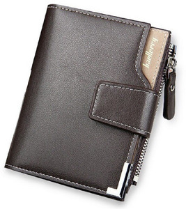 Baellerry Men Brown Genuine Leather Wallet