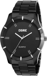Ogre GY-005 Black Analog Watch - For Men