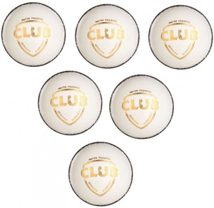 CII White Club Cricket Ball - Size: Regular
