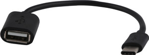 iGreenPro Universal {OTG Type C (Male)To Type A (Female)} Black iGP / Standard OTG Cable