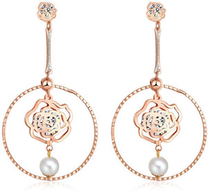 Jewels Galaxy Luxuria Swarovski Crystal Alloy Drop Earring