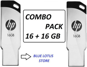 Blue Lotus HP V-236 W Pen Drive 16+16 GB Combo 16 GB Pen Drive
