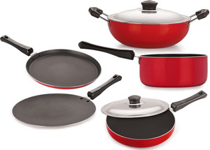 NIRLON Cooking Set Tawa, Pan, Kadhai Set