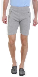 ROCX Solid Men's Grey Night Shorts