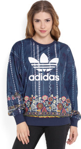Adidas Full Sleeve Printed Women's Sweatshirt