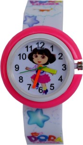 Creator Dora White Round Dial Gift Watch  - For Boys & Girls