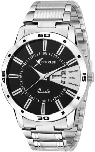 Rich Club RC-6054DD Day AND Date Display Analog Watch  - For Men