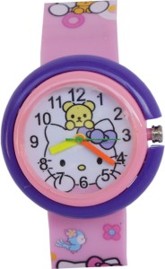 Creator Hello Kitty Pink(Random Colours available)Round Dial Gift Watch  - For Boys & Girls