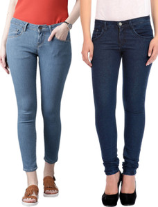 Masterly Weft Slim Women's Multicolor Jeans