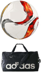 Retail World Torfabrik Football (Size-5) with Gym Duffle Bag Football Kit