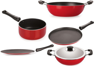 NIRLON Best Cooking Set Tawa, Kadhai, Pan Set