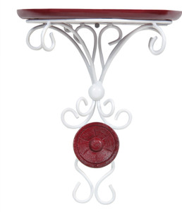 Fab Handicraft Rack Shelves Wooden, Iron Wall Shelf