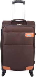 JOURNEY9 SIGMA 55_BROWN Expandable Cabin Luggage - 20 inch