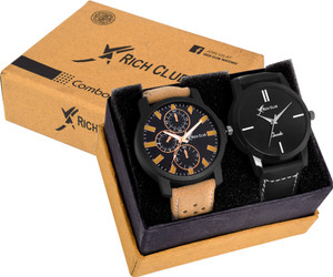Rich Club Set Of Two Exclusive Analog Watch - For Men