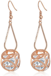 Jewels Galaxy Luxuria Swarovski Crystal Alloy Drop Earring