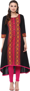 Avaana Solid Women's Straight Kurta