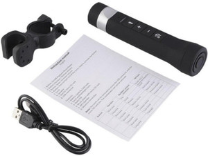 VibeX ™ Outdoor Wireless Bluetooth Speaker Flash Torch Power Bank Support TF FM LED Front Light