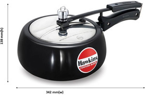 Hawkins Contura Black 2 L Pressure Cooker