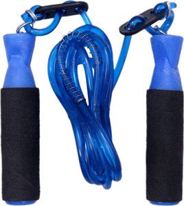 Neulife Adjustable Skipping Rope ( blue ) Ball Bearing Skipping Rope