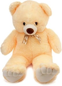 S S MART Cream Teddy Bear Soft toys 3 Feet  - 90 cm