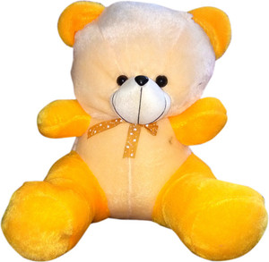 S S MART Yellow & White Cute Teddy Bear 1.5 Feet - 45 cm