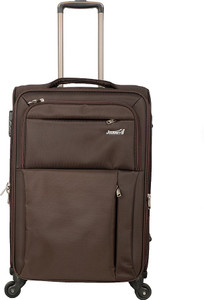 JOURNEY9 OMEGA 65_BROWN Expandable Check-in Luggage - 24 inch