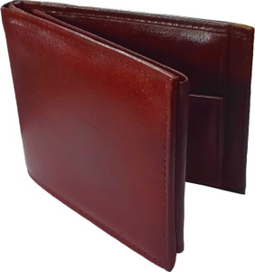 Ifrazon Men Brown Genuine Leather Wallet